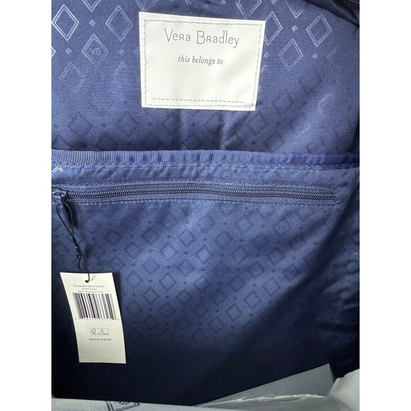 Vera Bradley Essential Backpack Lisbon Medallion Cool, NWT - Picture 7 of 9